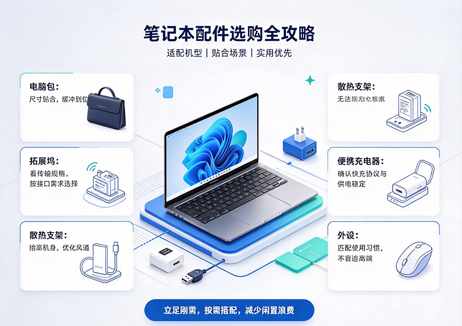 按需选购，告别闲置：笔记本配件搭配攻略