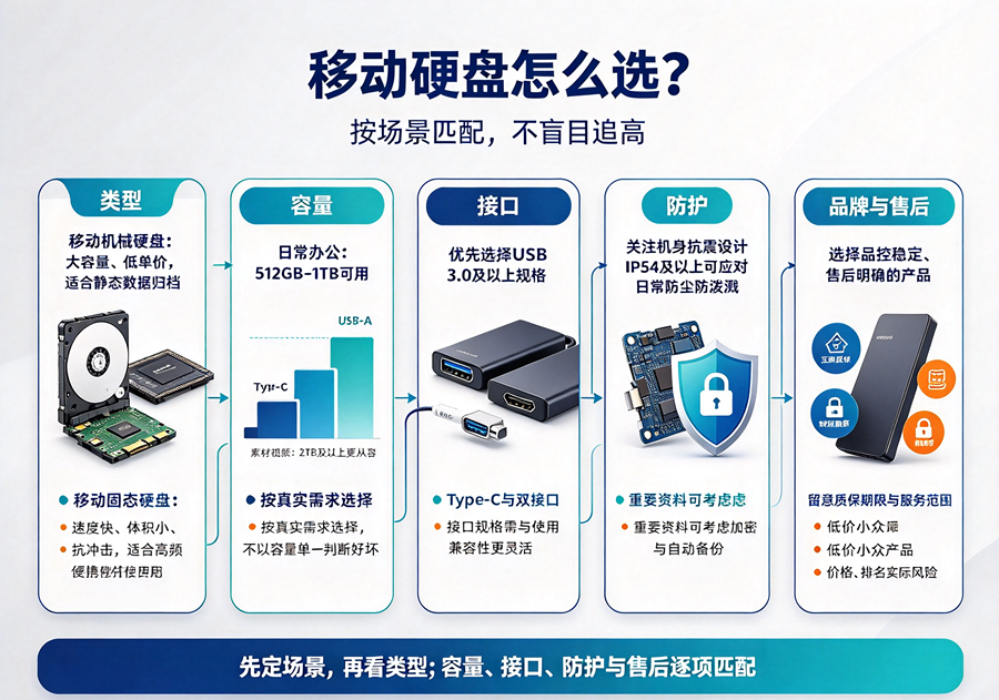 选购移动硬盘别盲目！分清需求，避开存储误区