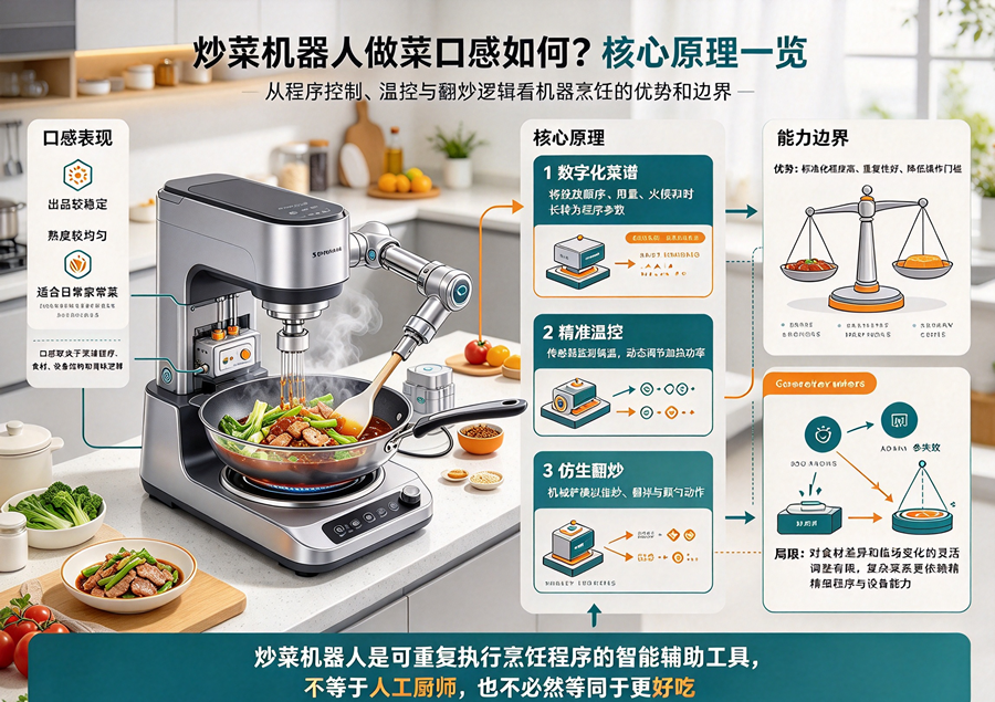 炒菜机器人值得入手吗？口感表现和核心原理详解