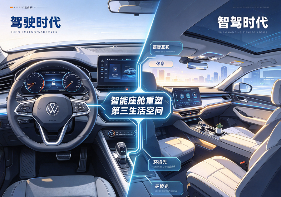 从“驾驶”到“智驾”：智能座舱重塑第三生活空间的变革与技术壁垒