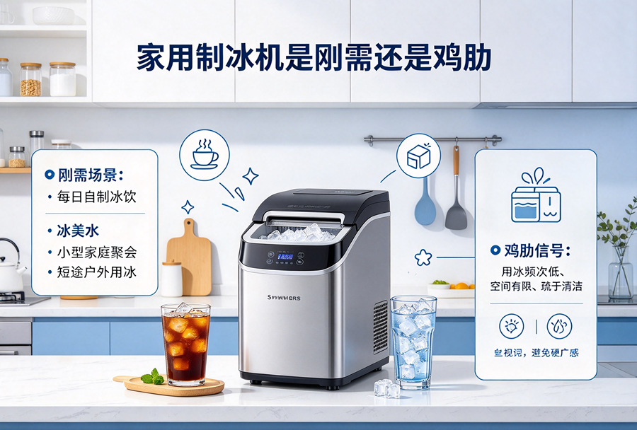 家用制冰机到底值不值得入手？看场景再决定