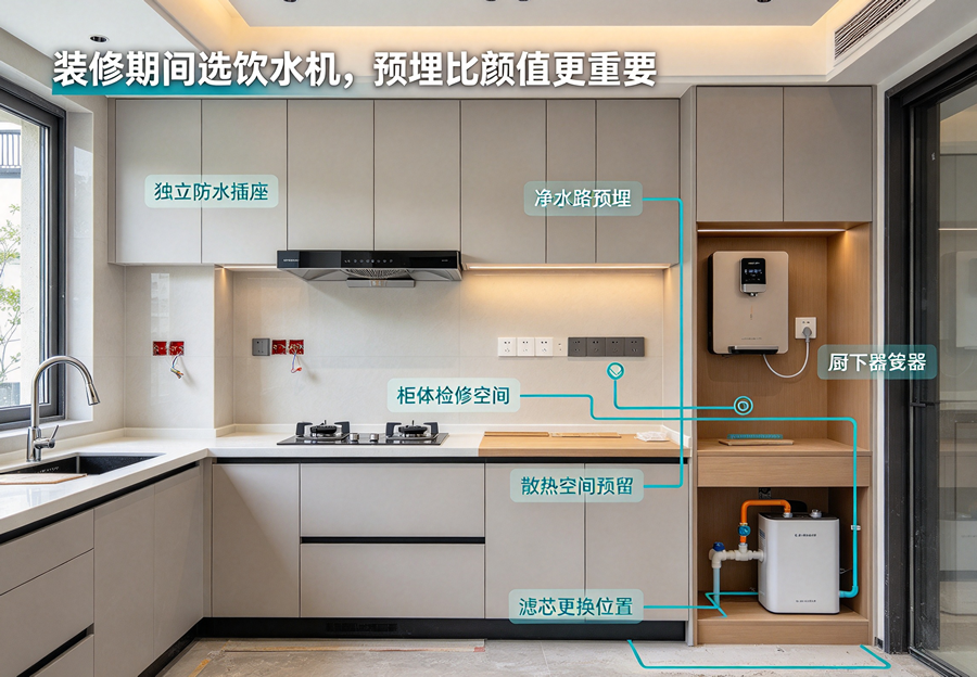 装修选家用饮水机，别只看颜值：从预埋、机型到耗材的完整选购思路