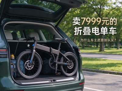 卖7999元的折叠电单车，凭什么让蔚来车主排队买了数万辆？