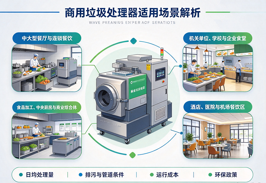 商用垃圾处理器适用场景解析