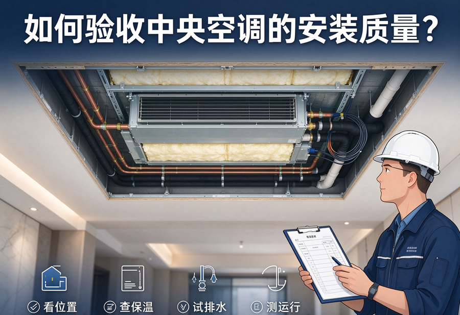 吊顶里的秘密：如何验收中央空调的安装质量？