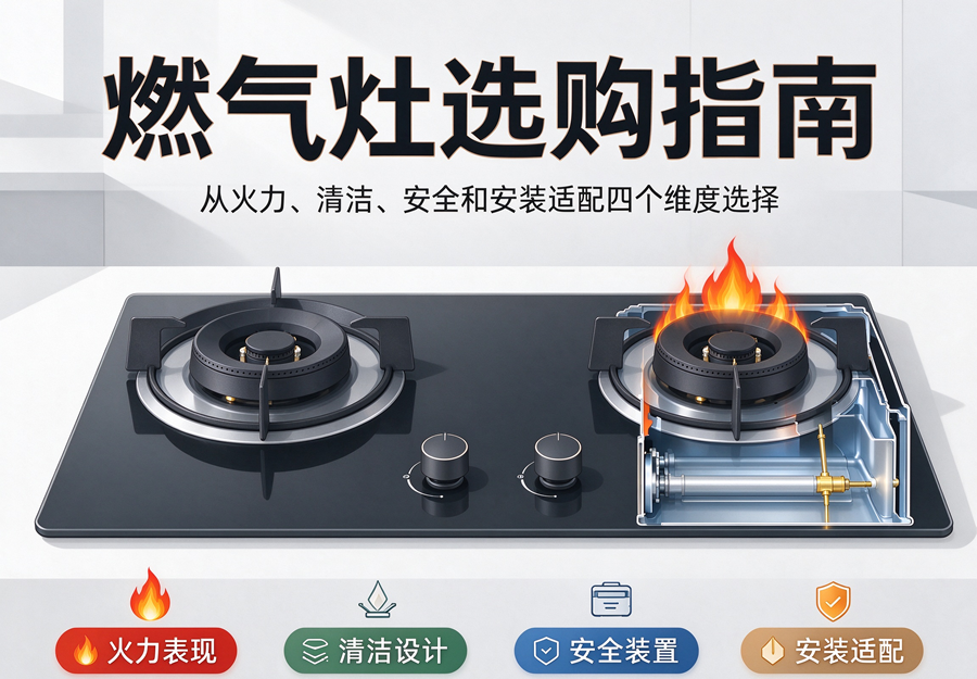 燃气灶选购指南：从气源、能效到安全配置的完整判断逻辑