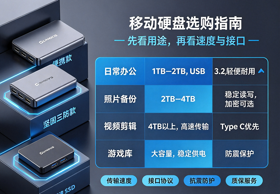 2026年移动硬盘选购指南：三档预算如何理性配置